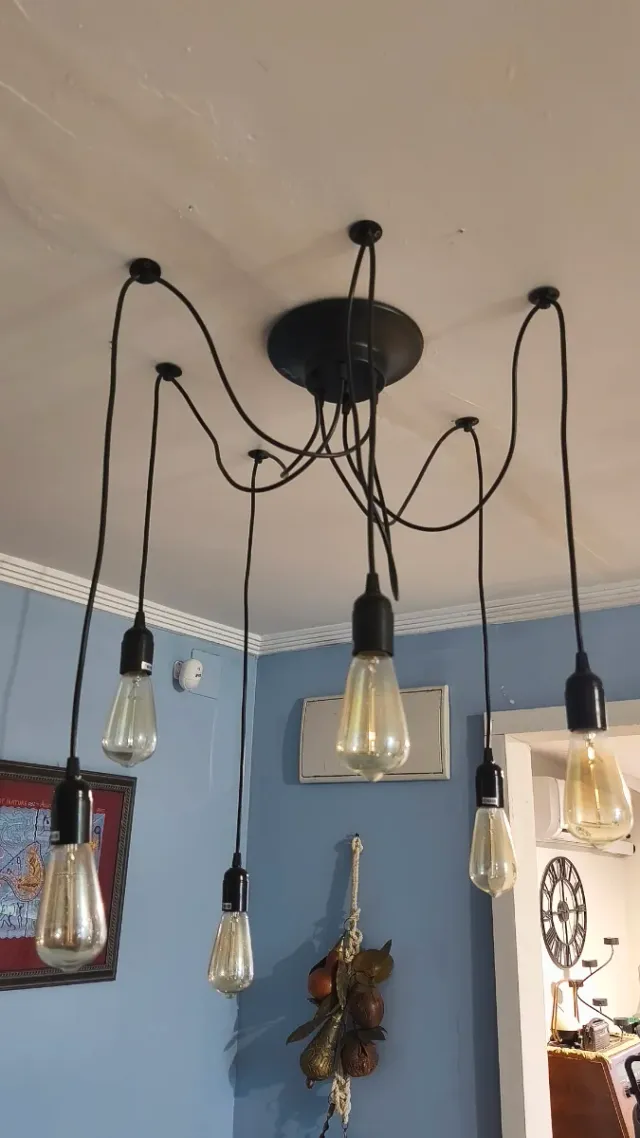 Lámpara moderna 6 luces