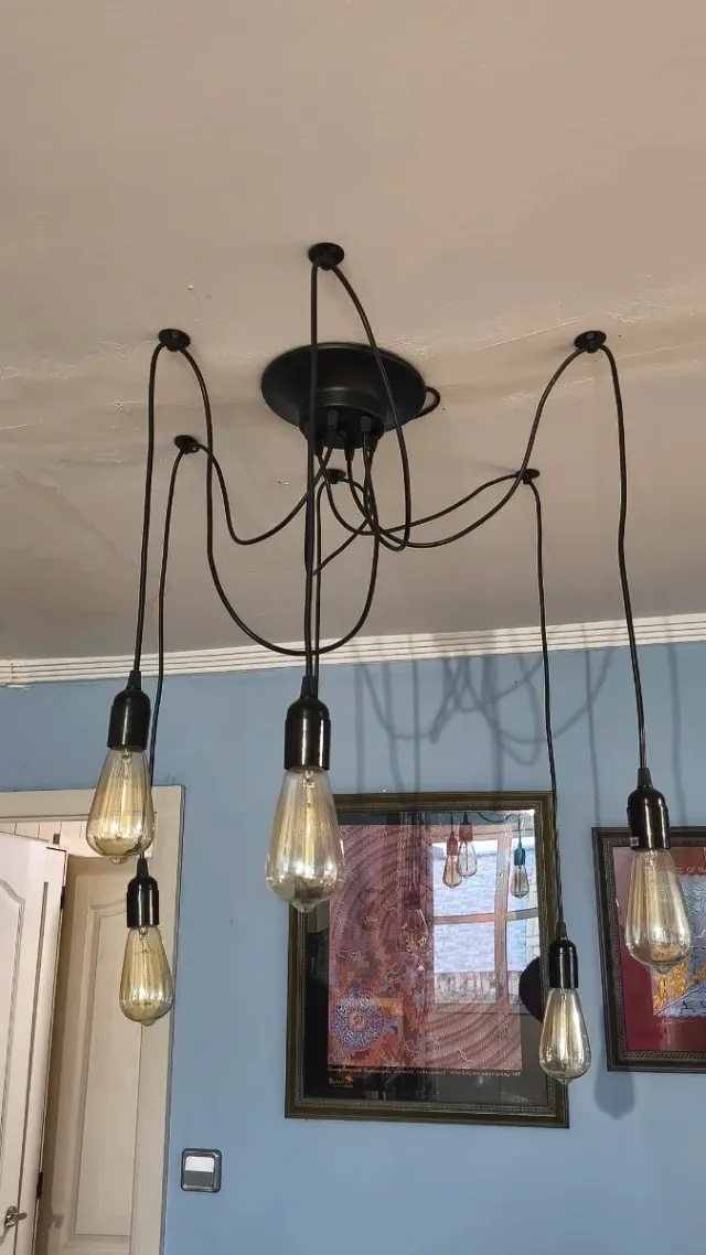 Lámpara moderna 6 luces