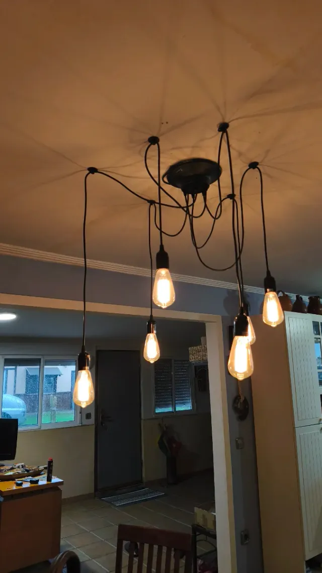 Lámpara moderna 6 luces