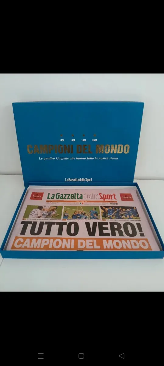 Cofanetto Campioni del Mondo La Gazzetta
