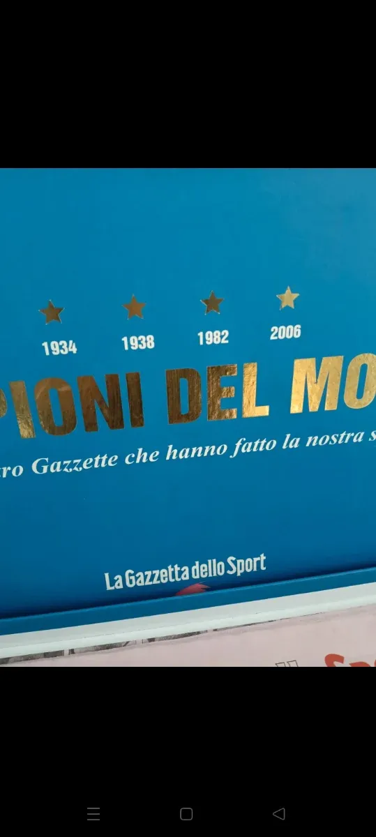 Cofanetto Campioni del Mondo La Gazzetta