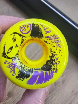 Ruedas Skate SPF 54mm.x spitfire x bones como nuev