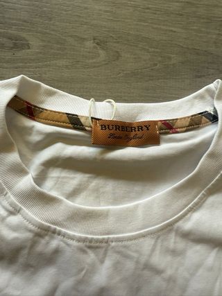 Camiseta Burberry Blanca Original