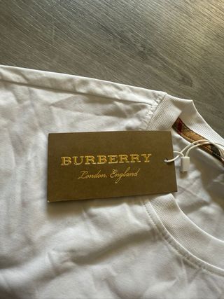 Camiseta Burberry Blanca Original