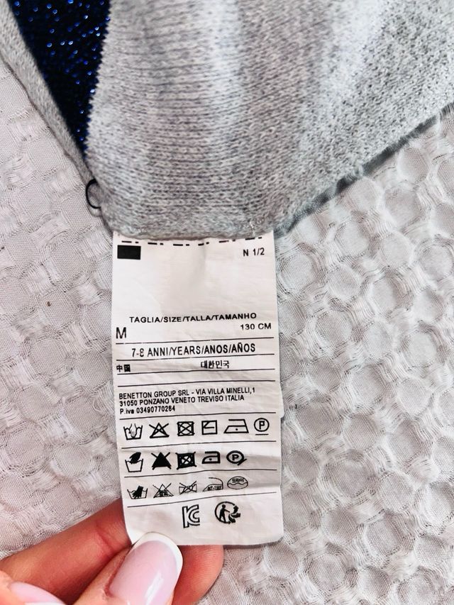 Jersey niña Benetton #LOVE 6-8 años