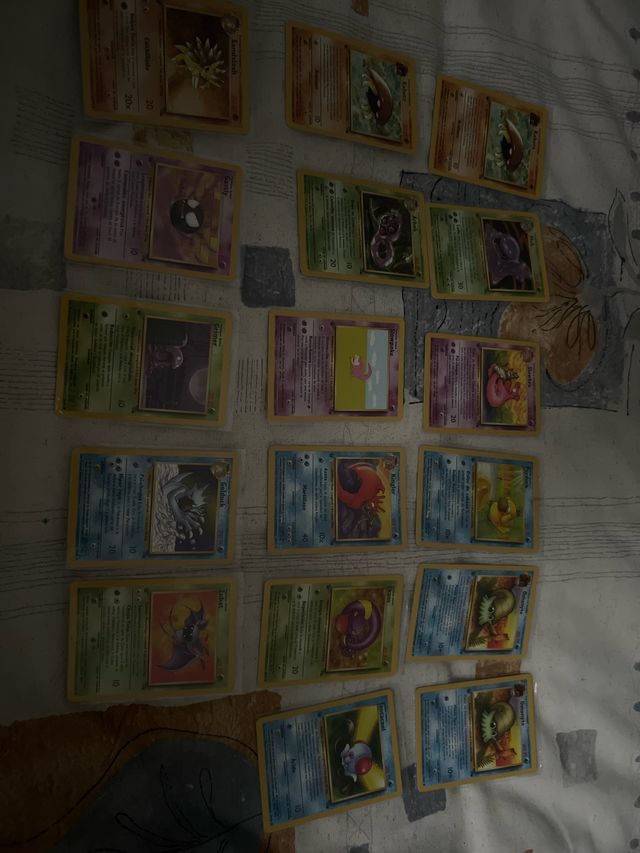 Lote Cartas Pokémon 1 edición
