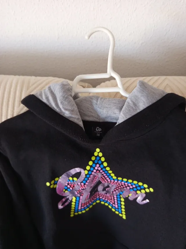 Sudadera niña con estrella