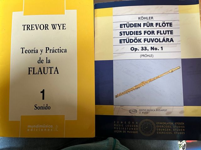 Métodos de Flauta Trevor Wye y Köhler