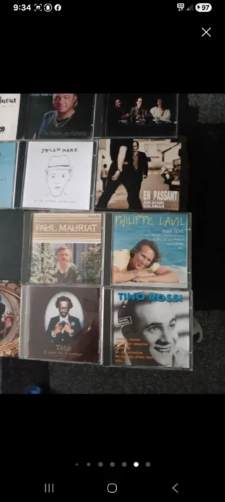 Lote 45 CDs cantantes y música francesa