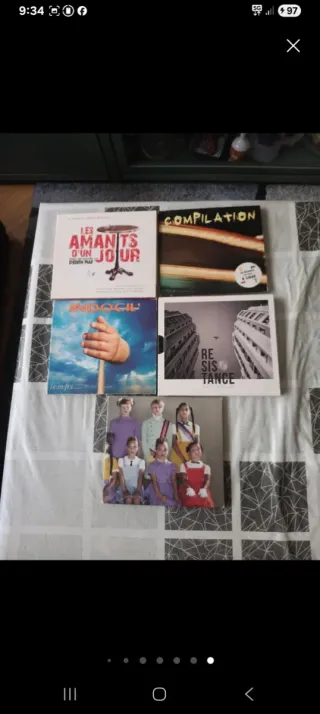 Lote 45 CDs cantantes y música francesa