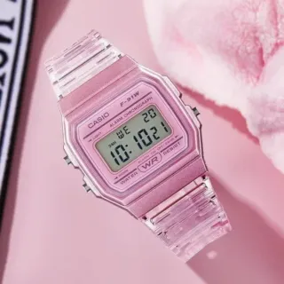 CASIO F-91W SKELETON ROSA (EDICION LIMITADA)