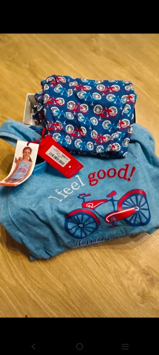Pijama niña I feel good bici Talla 14-16