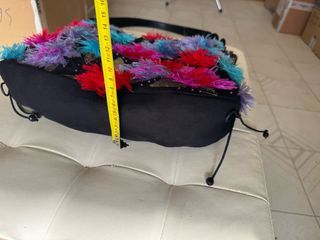 Borsa Gai Mattiolo Nera Multicolore Nuova