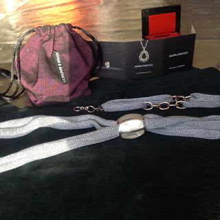 Conjunto Joyas Adami & Martucci Plata y oro