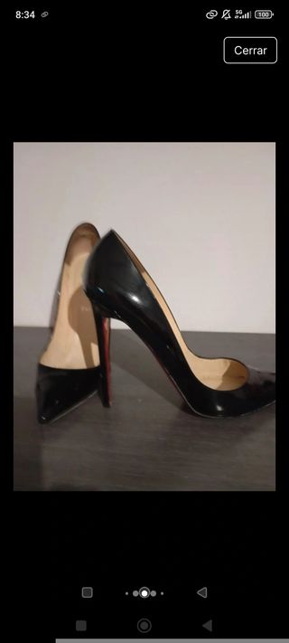 Zapatos Christian Louboutin Negros