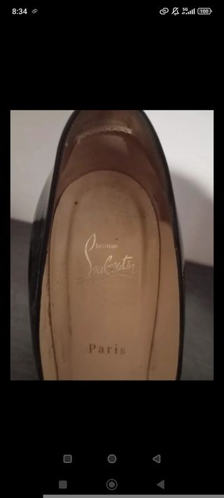 Zapatos Christian Louboutin Negros