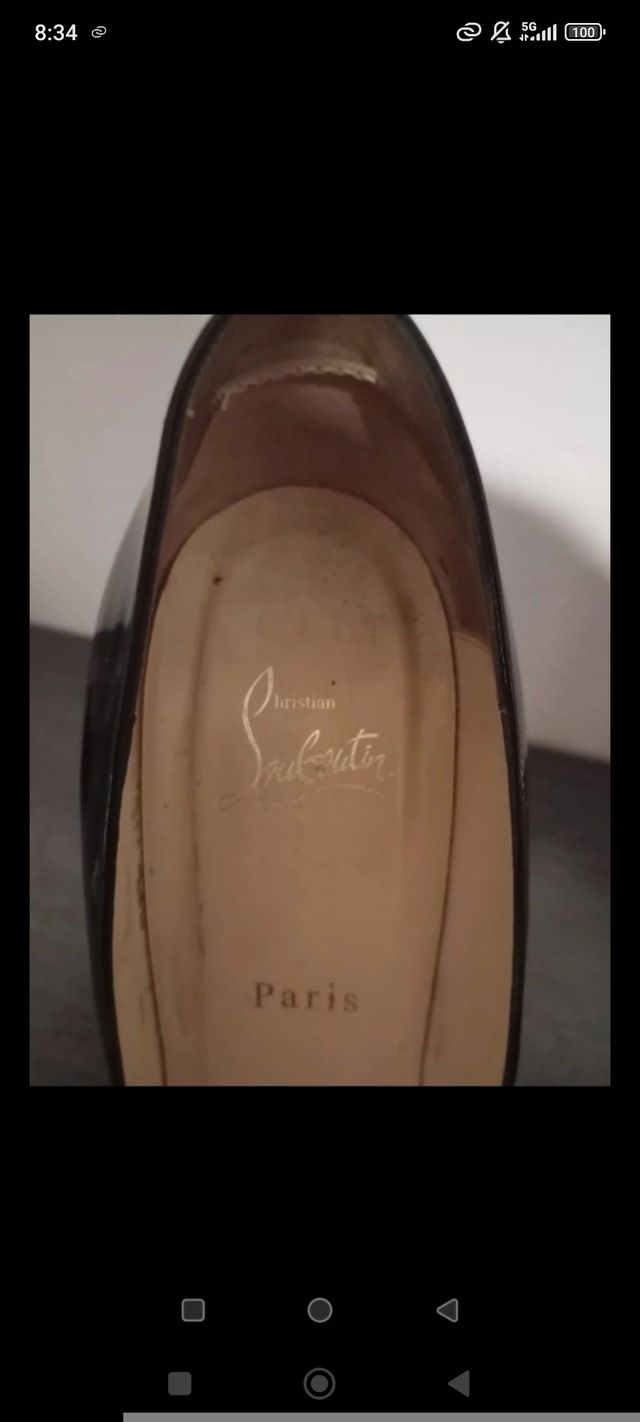 Zapatos Christian Louboutin Negros