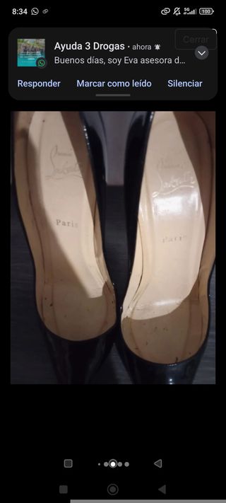 Zapatos Christian Louboutin Negros