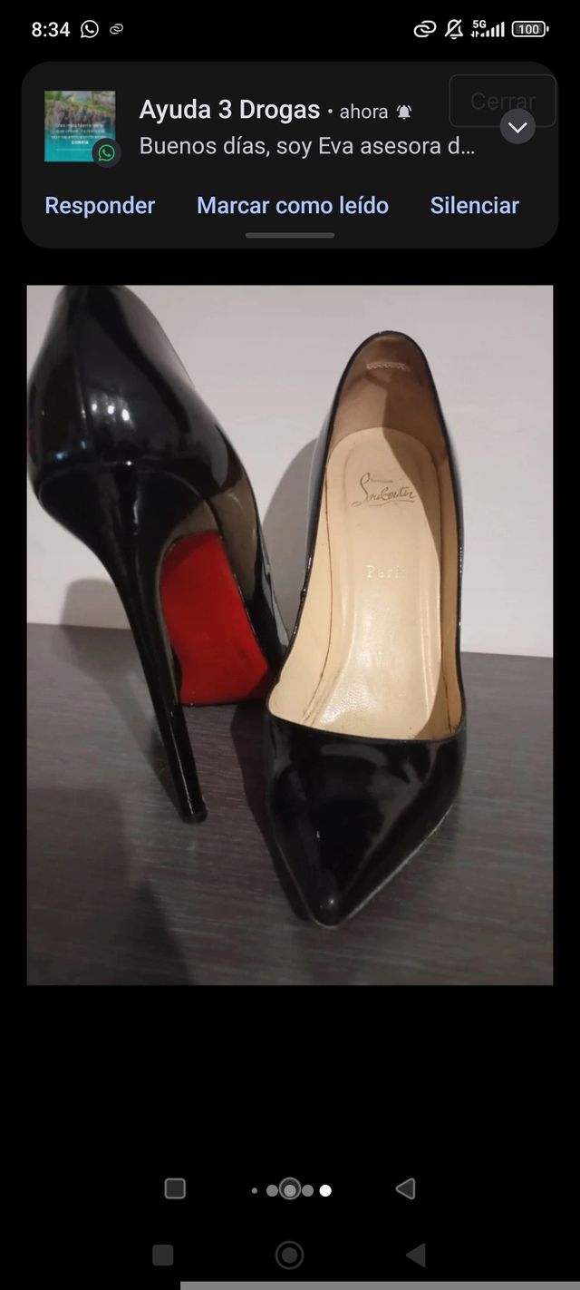 Zapatos Christian Louboutin Negros