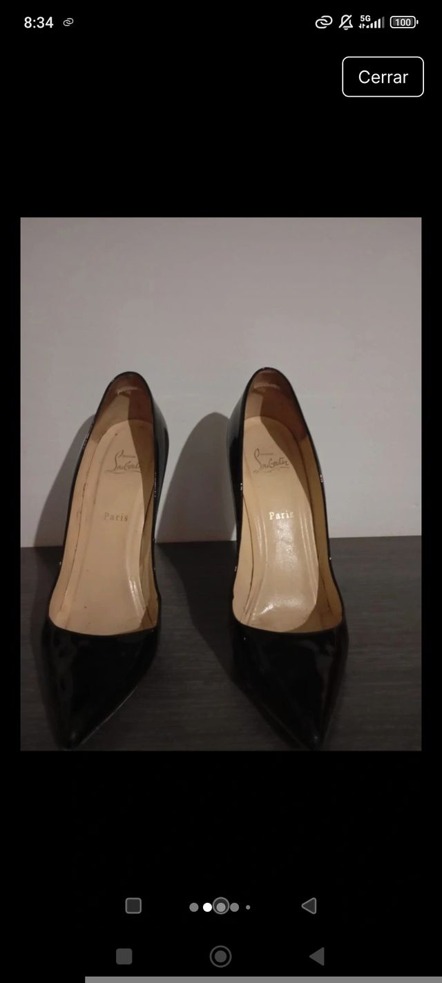 Zapatos Christian Louboutin Negros