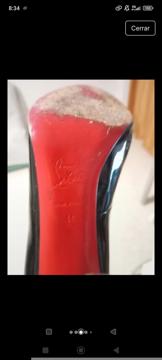 Zapatos Christian Louboutin Negros