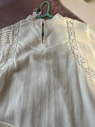 Blusa IKKS blanca talla 38