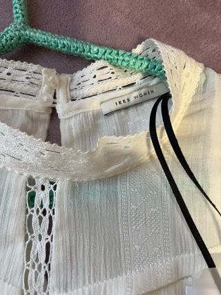 Blusa IKKS blanca talla 38