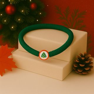 Pulsera Navidad Guante Copo Nieve, a 1€ cada una.