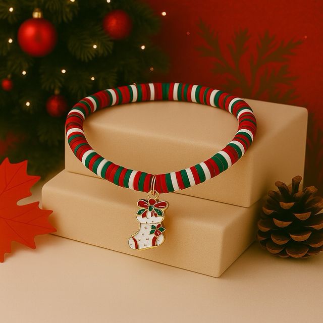 Pulsera Navidad Guante Copo Nieve, a 1€ cada una.