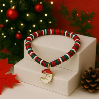 Pulsera Navidad Guante Copo Nieve, a 1€ cada una.