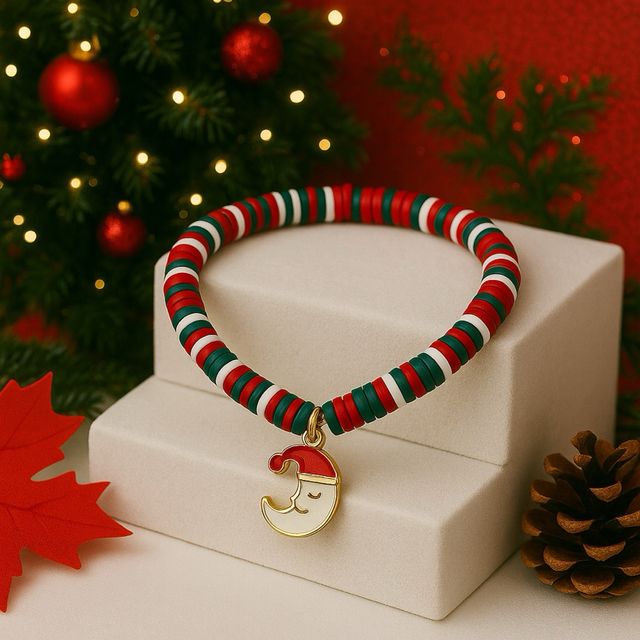 Pulsera Navidad Guante Copo Nieve, a 1€ cada una.