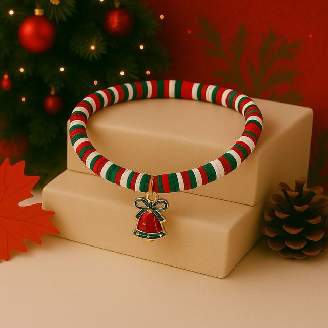 Pulsera Navidad Guante Copo Nieve, a 1€ cada una.