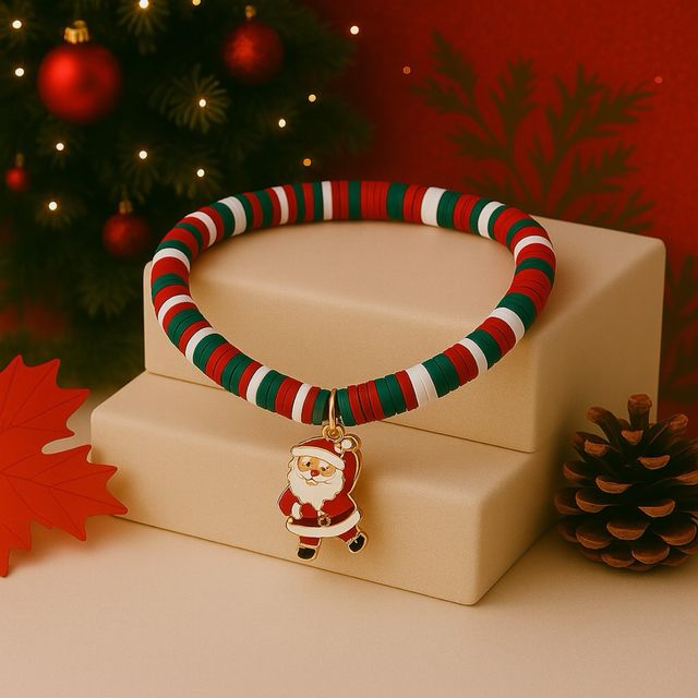 Pulsera Navidad Guante Copo Nieve, a 1€ cada una.