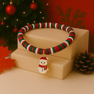 Pulsera Navidad Guante Copo Nieve, a 1€ cada una.