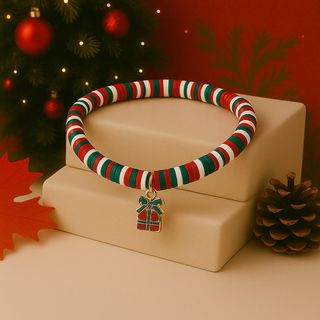 Pulsera Navidad Guante Copo Nieve, a 1€ cada una.