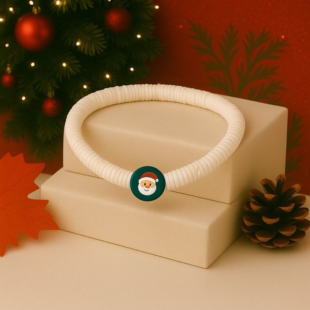 Pulsera Navidad Guante Copo Nieve, a 1€ cada una.