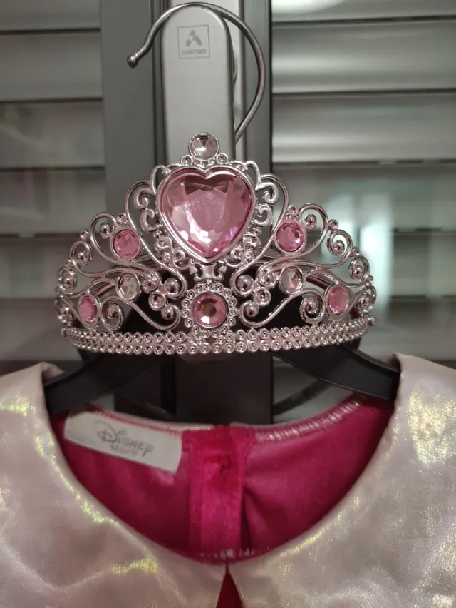 Disfraz Princesa 4 años Rosa con corona