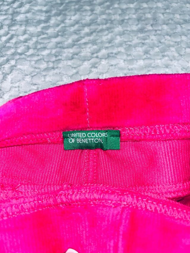 Pantalón de pana fucsia para niña 6-8 años