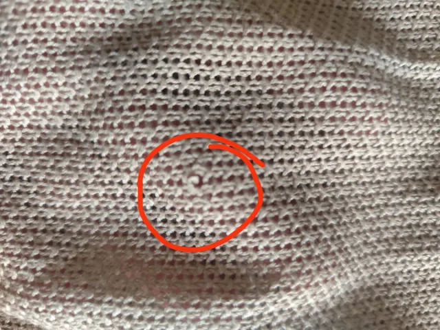 Jersey rejilla beige manga larga