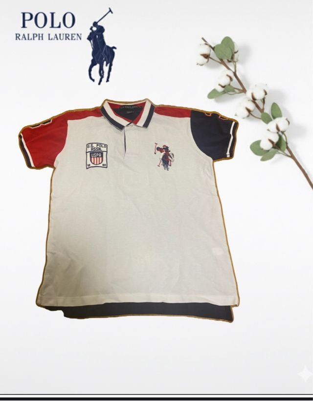 Polo U.S. Polo Assn. Blanco Vintage Bicolor