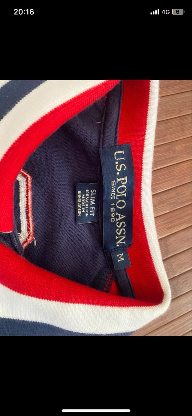 Polo U.S. Polo Assn. Blanco Vintage Bicolor