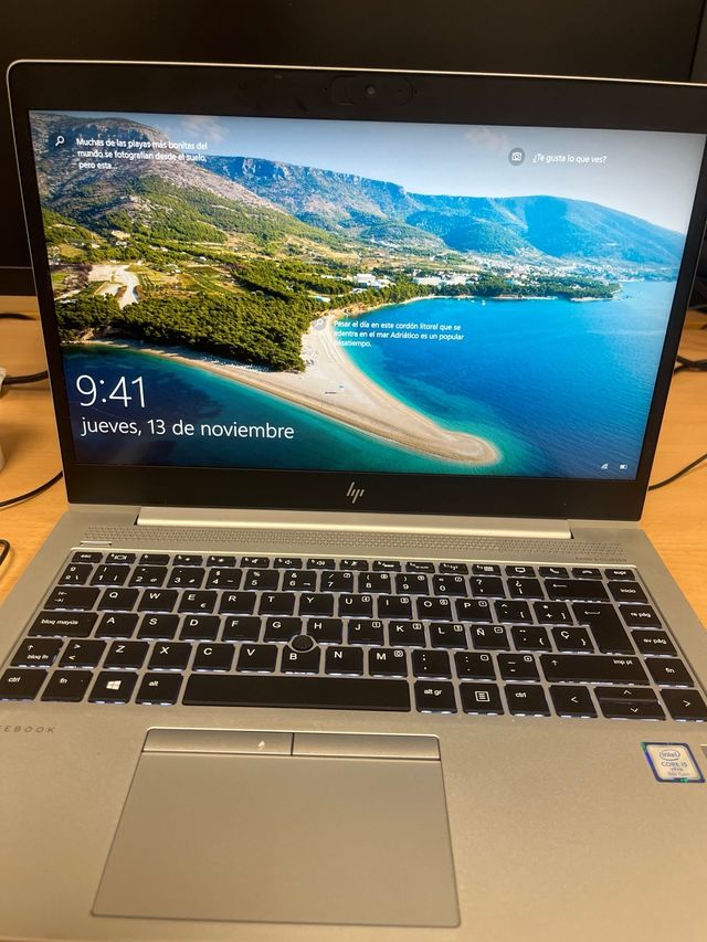HP Intel i5 16GB RAM 480GB SSD Portátil
