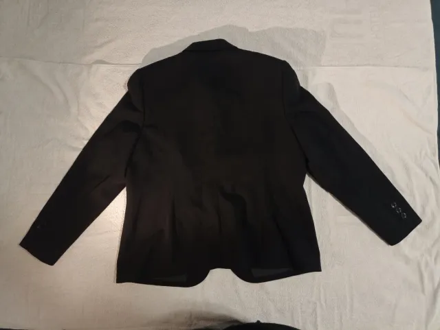 Blazer negro mujer dos botones