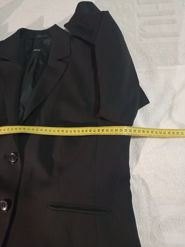 Blazer negro mujer dos botones