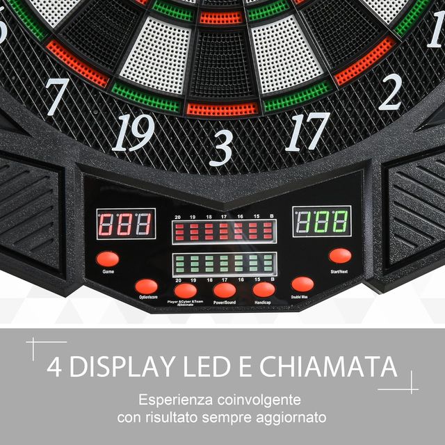 Bersaglio Elettronico Digitale con 12 Freccette