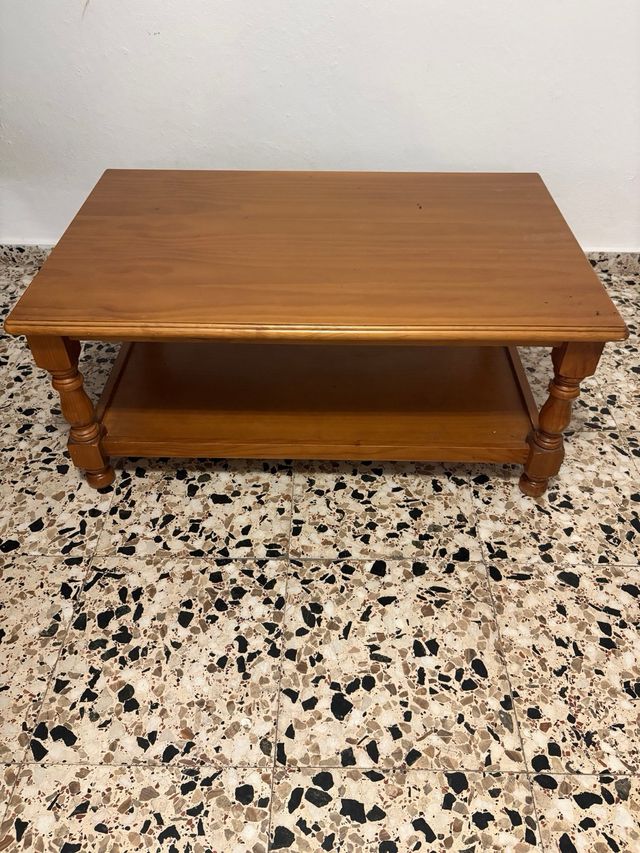 Mesa de centro madera rectangular