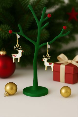 Pendientes Navideños Reno