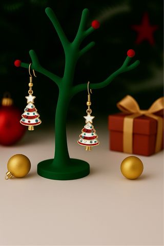 Pendientes Navideños Reno
