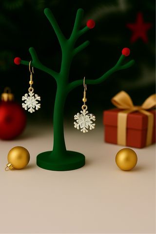 Pendientes Navideños Reno