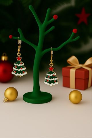 Pendientes Navideños Reno